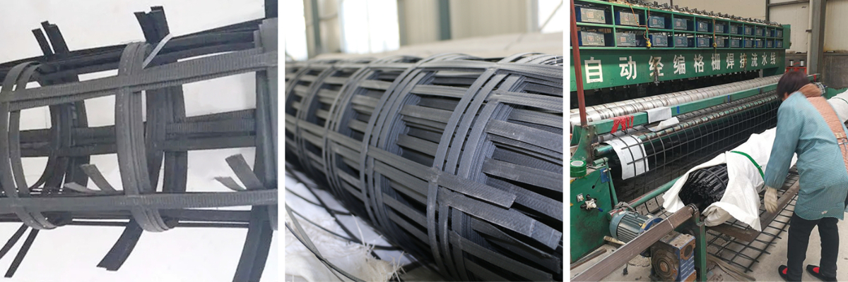 Стально-пластиковая геосетка для основания