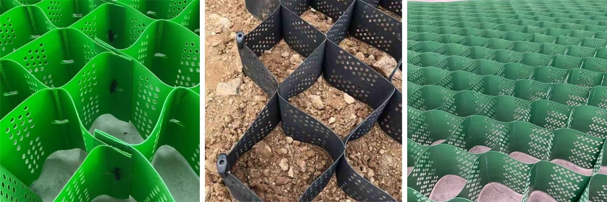 Геоячейка для защиты склонов