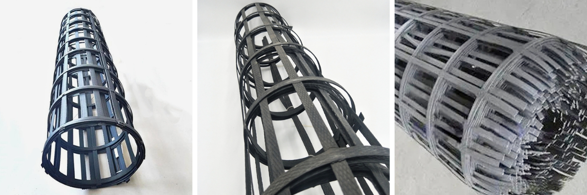 Стально-пластиковая геосетка для основания