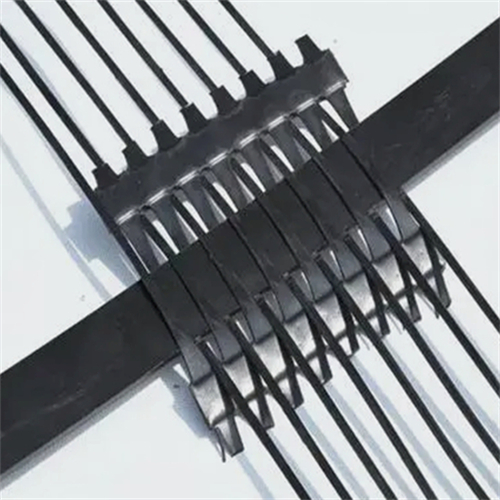 Uniaxial geogrid for foundation reinforcement