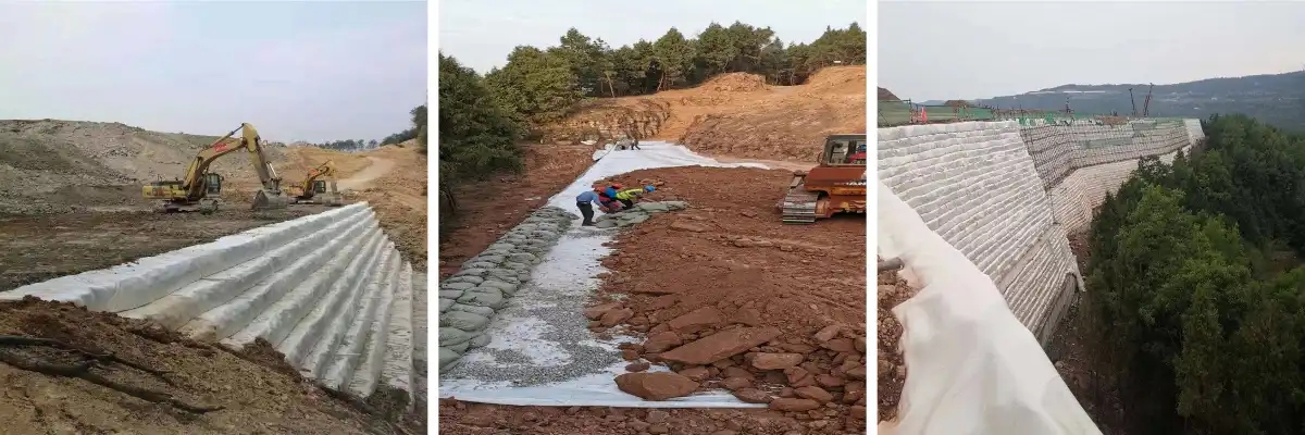 needle-punched geotextile