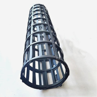 Steel-plastic geogrid for subgrade