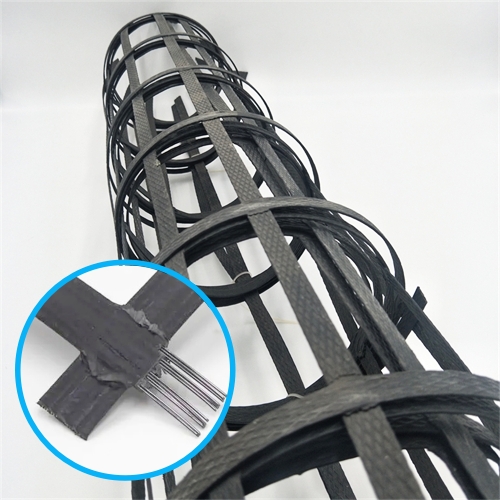 Армированная стально-пластиковая геосетка