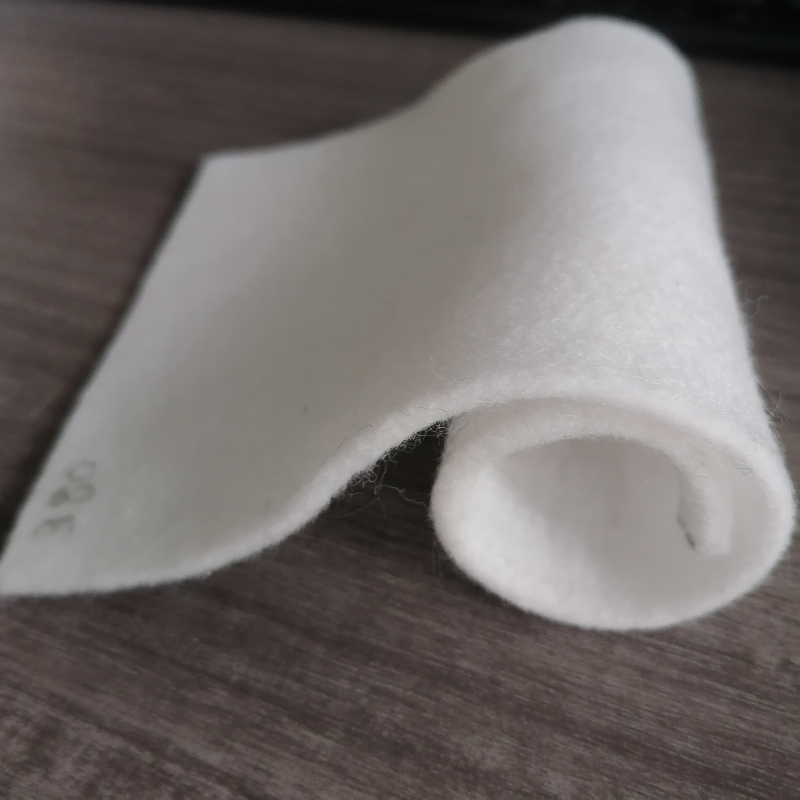 Hot-rolled polypropylene geotextile
