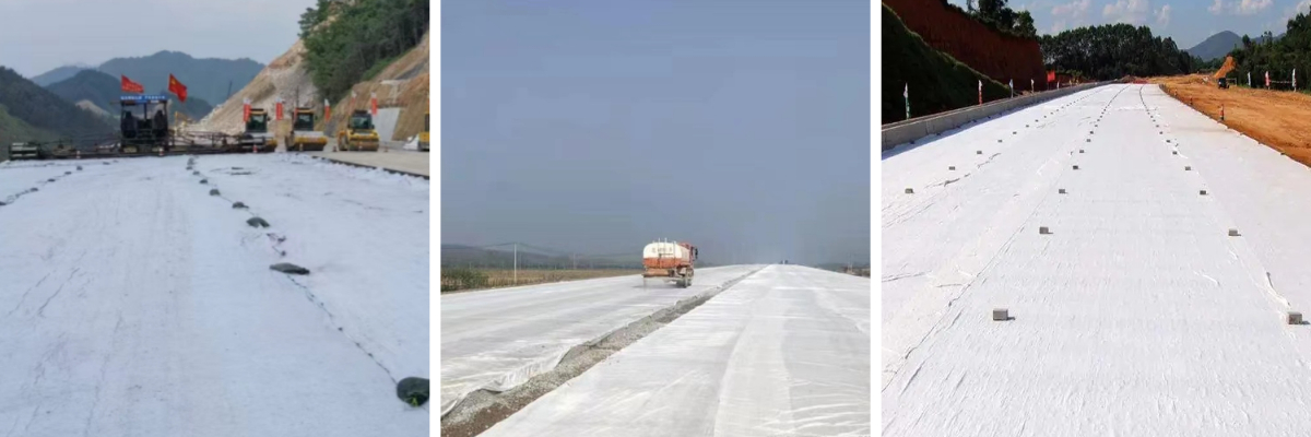 Polypropylene filament geotextile