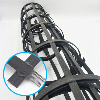 Армированная стально-пластиковая геосетка