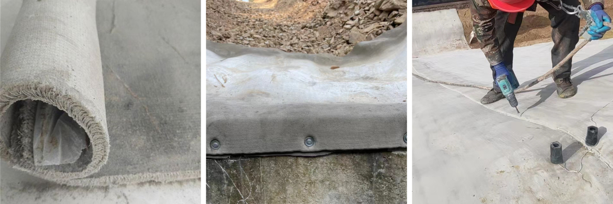 Ландшафтное озеро, цементное покрывало Ландшафтное озеро, цементное покрывало