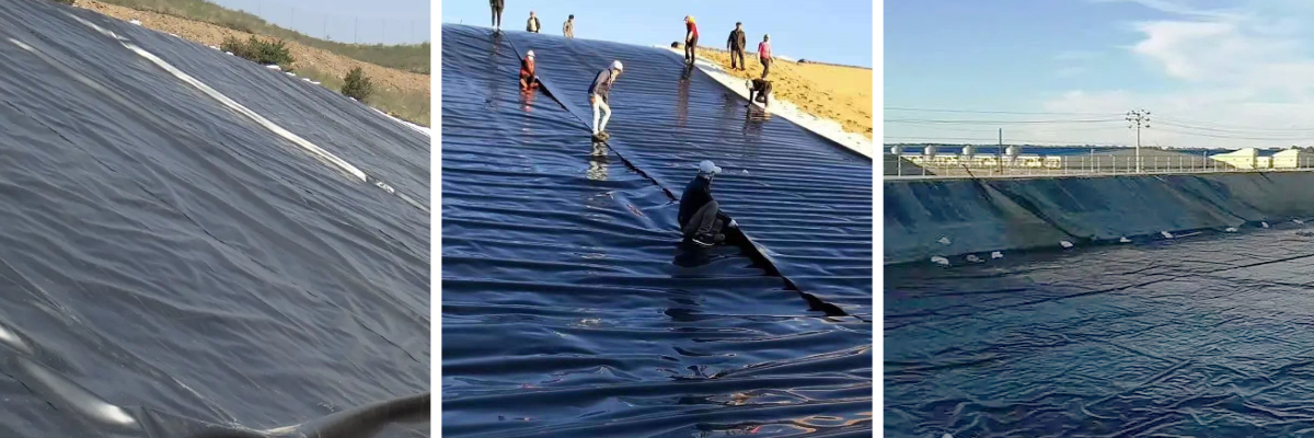 Geomembrane for hydraulic engineering
