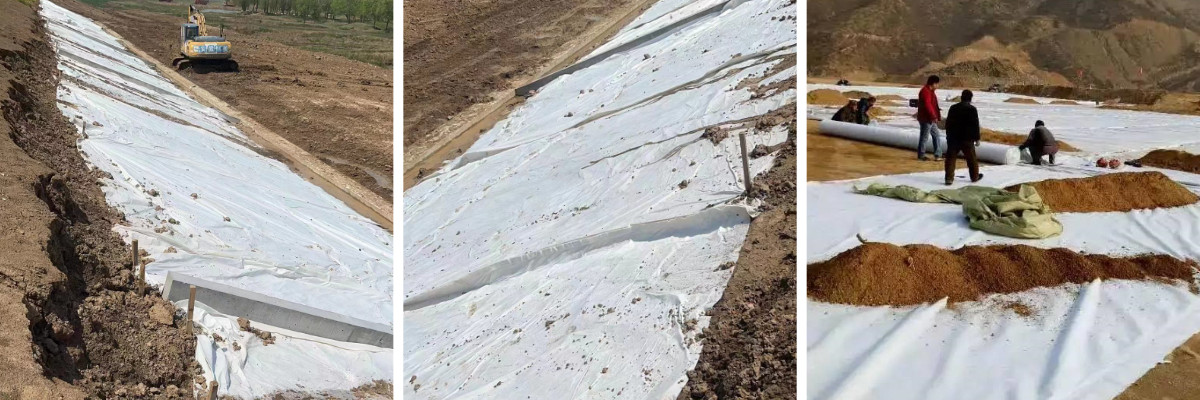 Polyester Staple Fiber Needle Punched Geotextile Polyester Staple Fiber Needle Punched Geotextile