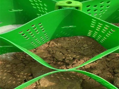 Сотовая георешетка для укрепления земляного полотна
