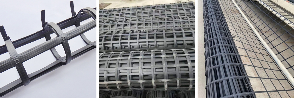 Стально-пластиковая композитная геосетка