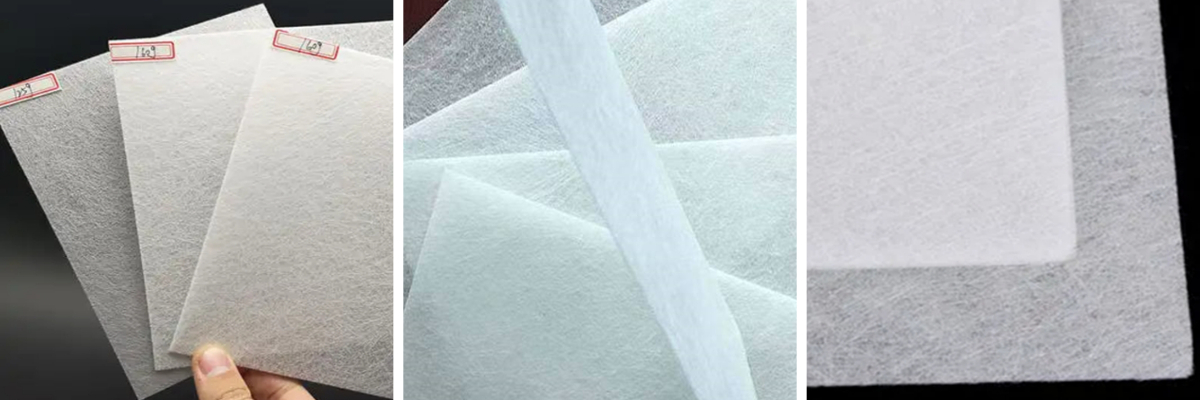 Polyester-glass fiber geocomposite