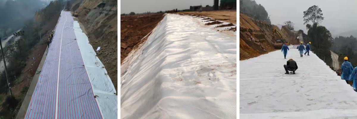 needle-punched geotextile