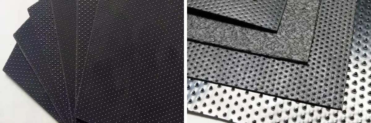 Studded geomembrane Studded geomembrane