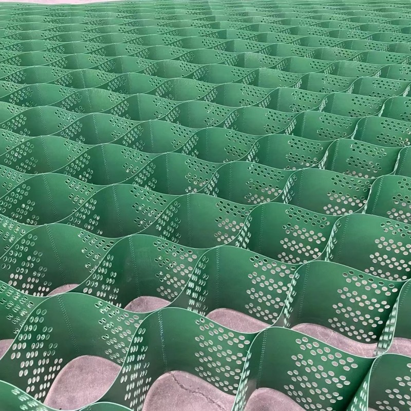 Honeycomb geocell for slope protection