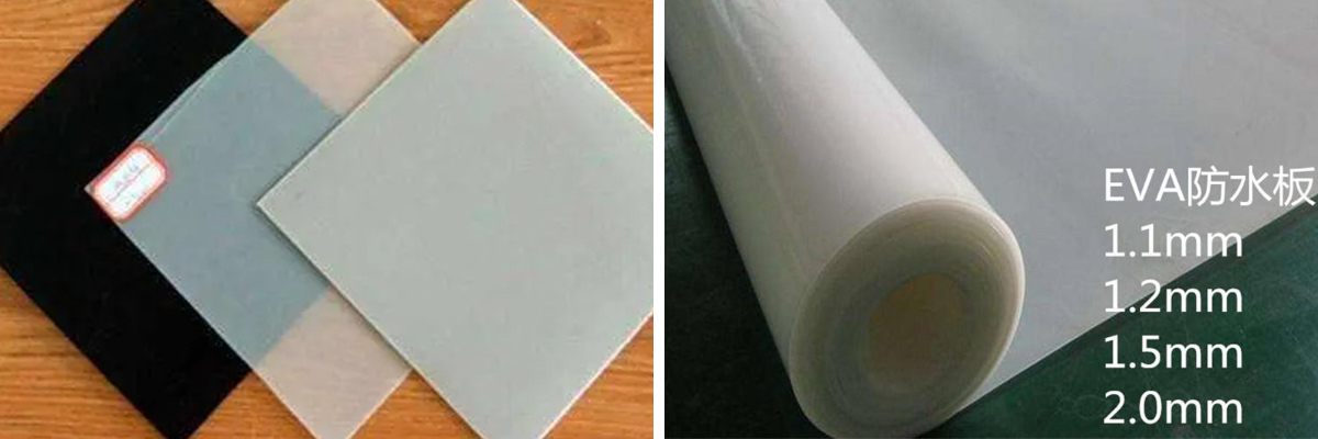 Artificial lake waterproofing membrane