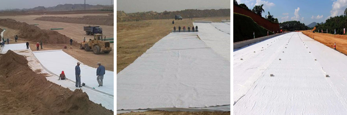 Anti-cracking geotextile Anti-cracking geotextile