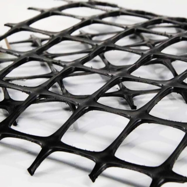 Bidirectional geogrid for foundation reinforcement