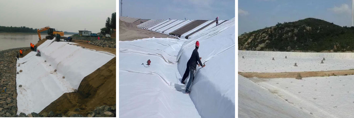 Геотекстиль из коротких волокон, иглопробивной