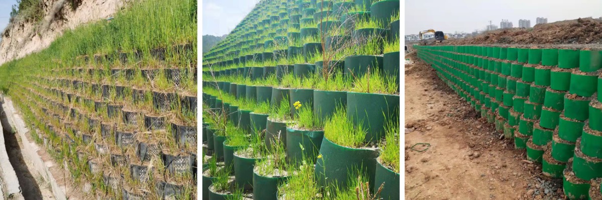 Геоячейка для защиты склонов Геоячейка для защиты склонов