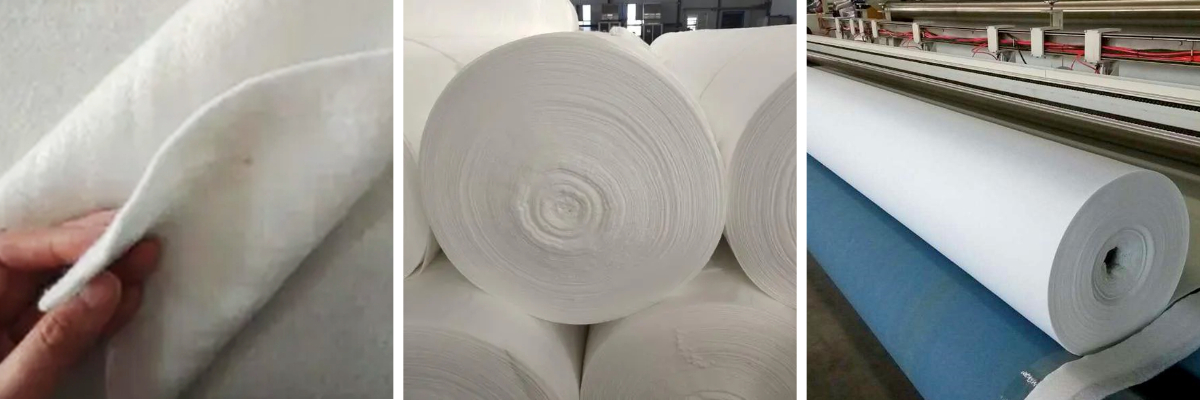 Геотекстиль из коротких иглопробивных волокон