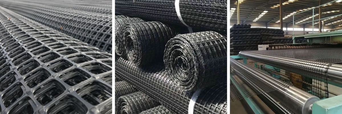 Bidirectional geogrid for foundation reinforcement