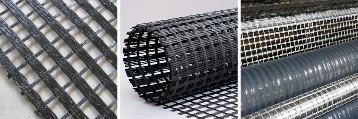 Геосетка из стекловолокна для основания