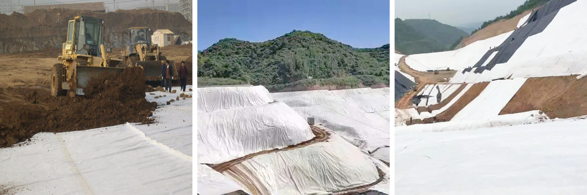 Geotextile for Domestic Waste Sanitary Landfill