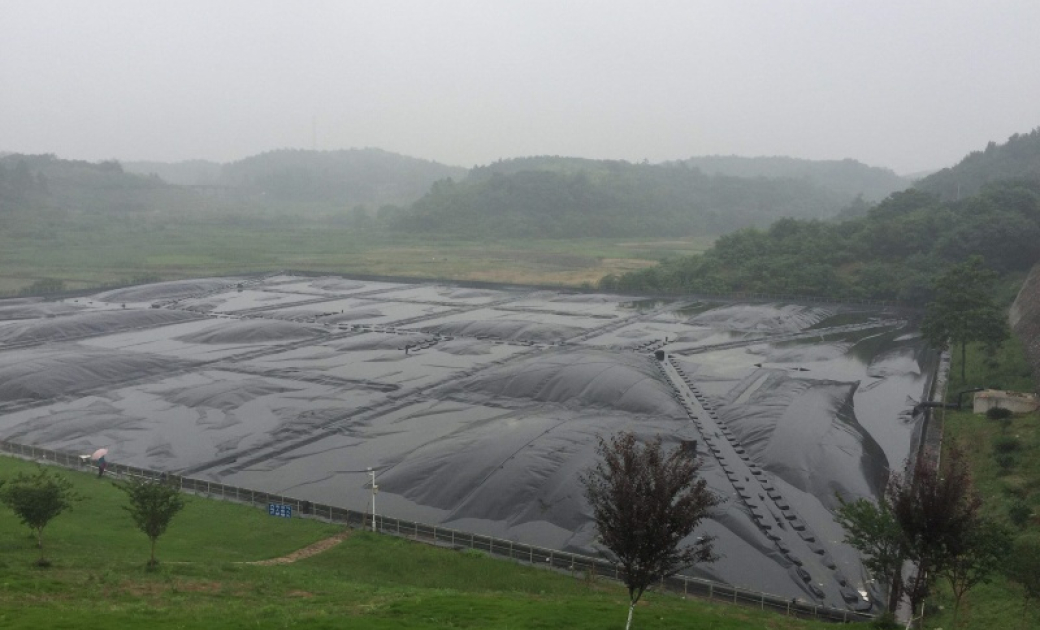 High-density polyethylene geomembranes