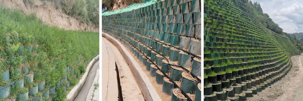 Perforated and embossed HDPE honeycomb geocells