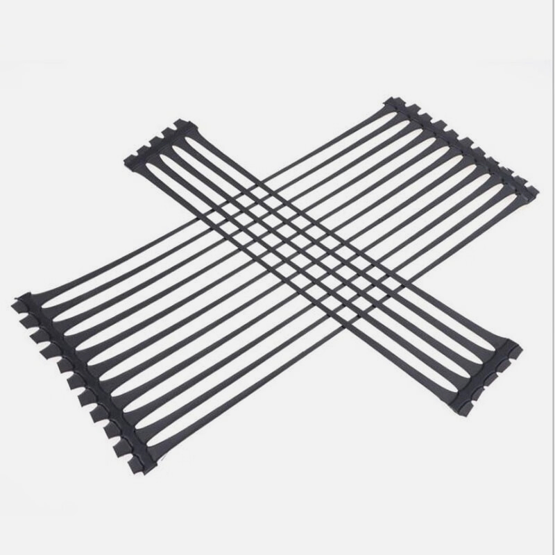 Одноосная растягивающая пластичная геосетка