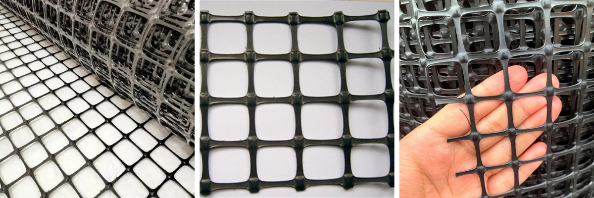 Bidirectional geogrid for foundation reinforcement