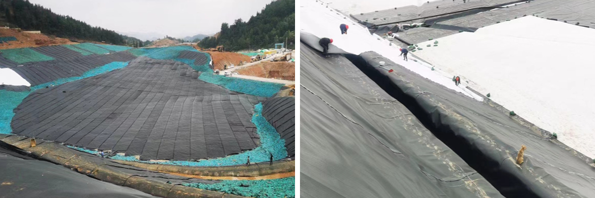 Studded geomembrane Studded geomembrane