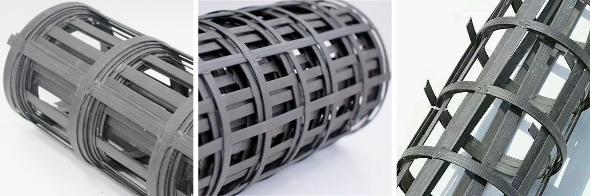 Геосетка из стали и пластика для укрепления фундаментов из мягких грунтов