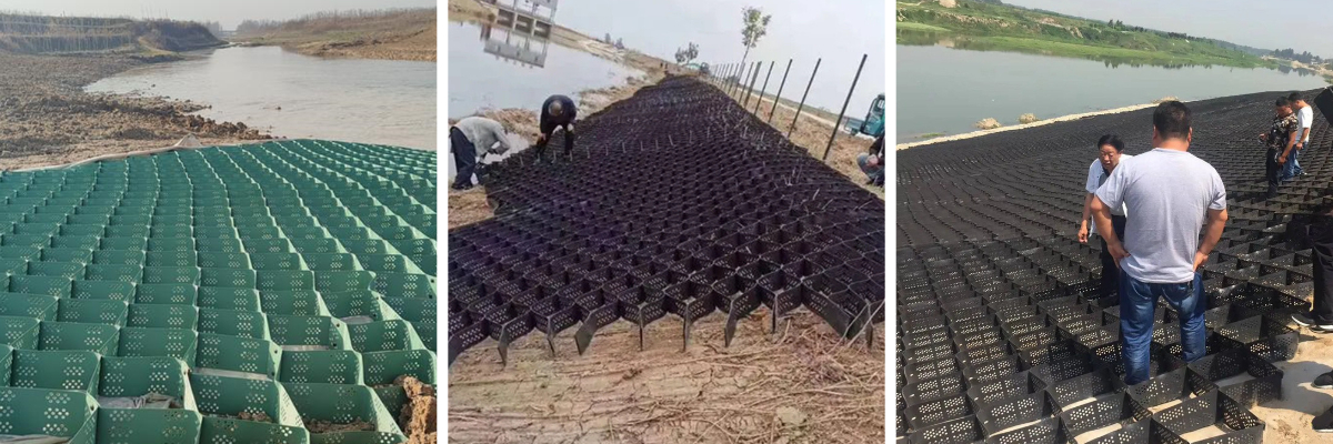 HDPE geocells