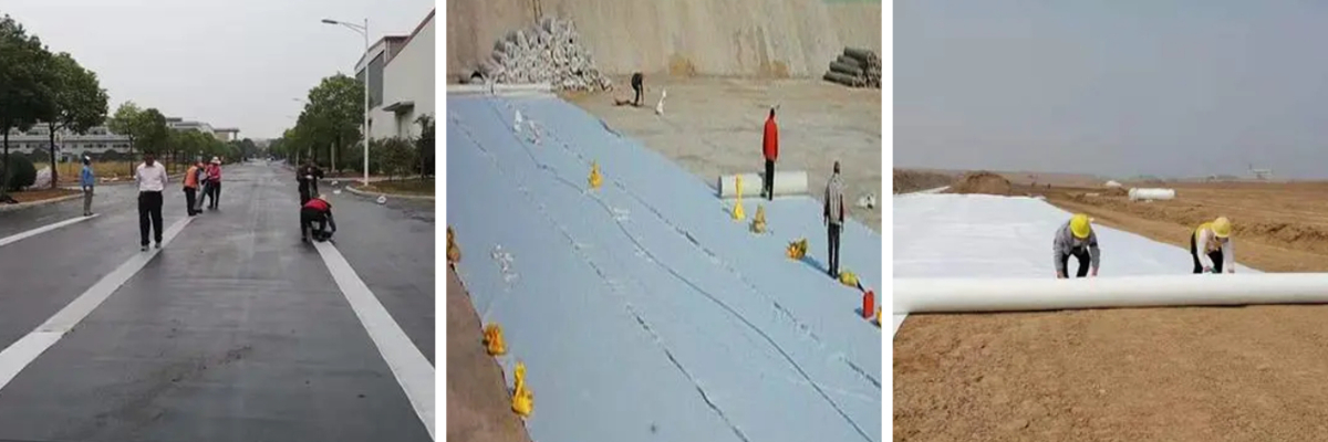 Polyester-glass fiber geocomposite