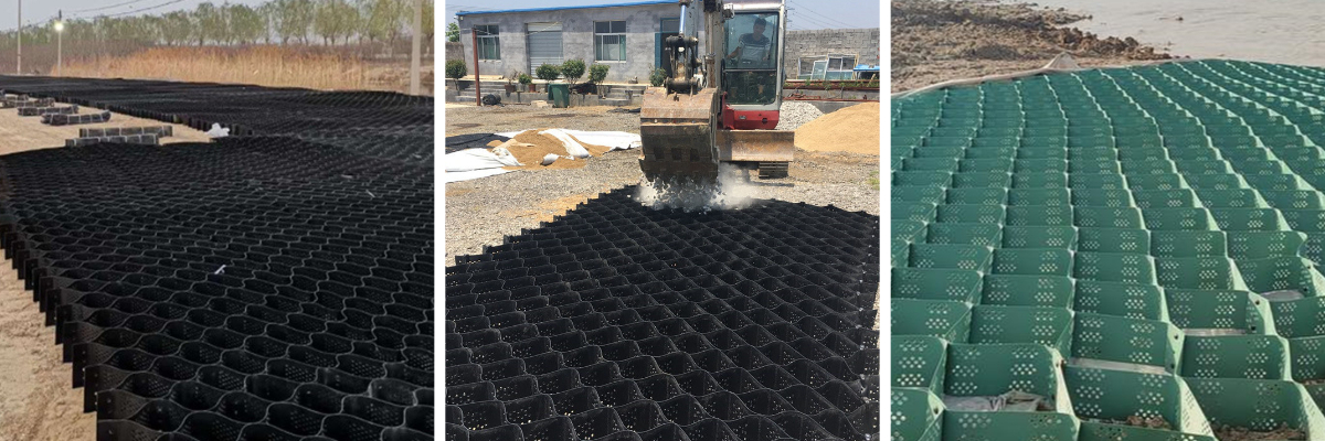 HDPE geocell driveway HDPE geocell driveway