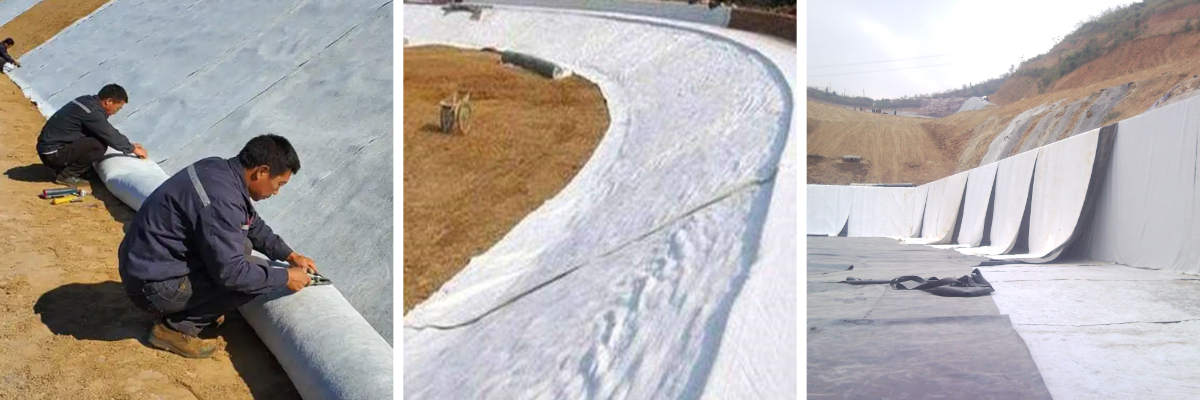 Geotextile for Sewage Ponds