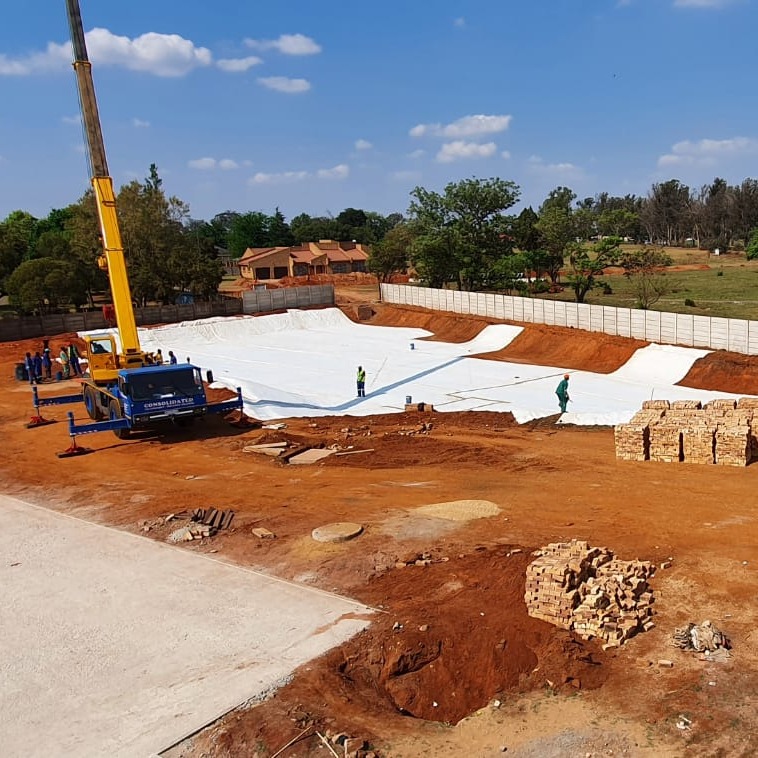 Коротковолокнистый геотекстиль