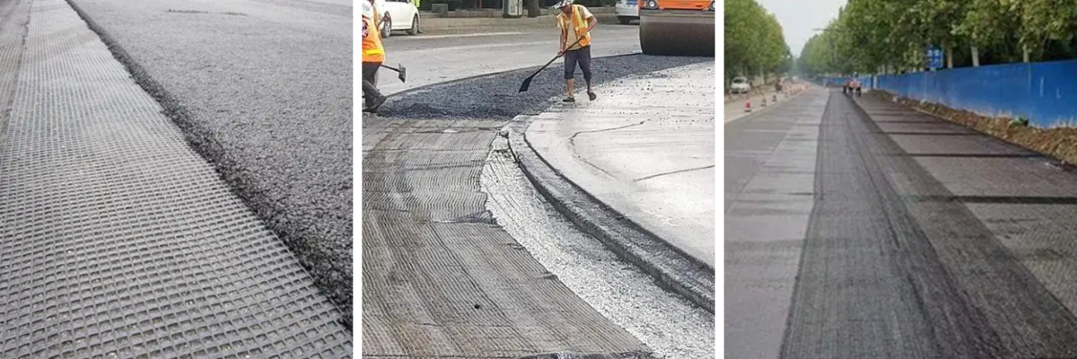 Самоклеящаяся стекловолоконная геосетка