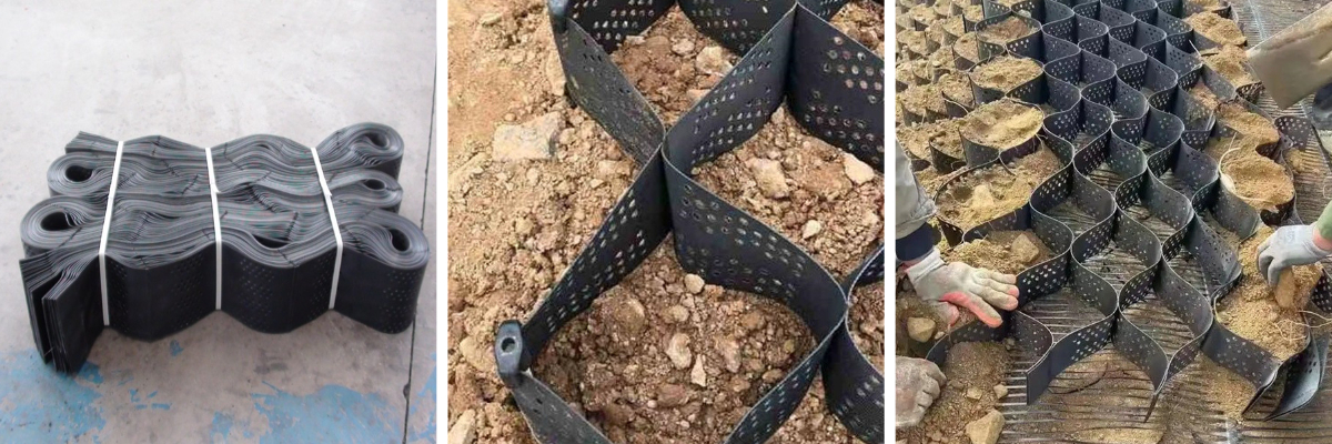 HDPE cellular confinement system HDPE cellular confinement system